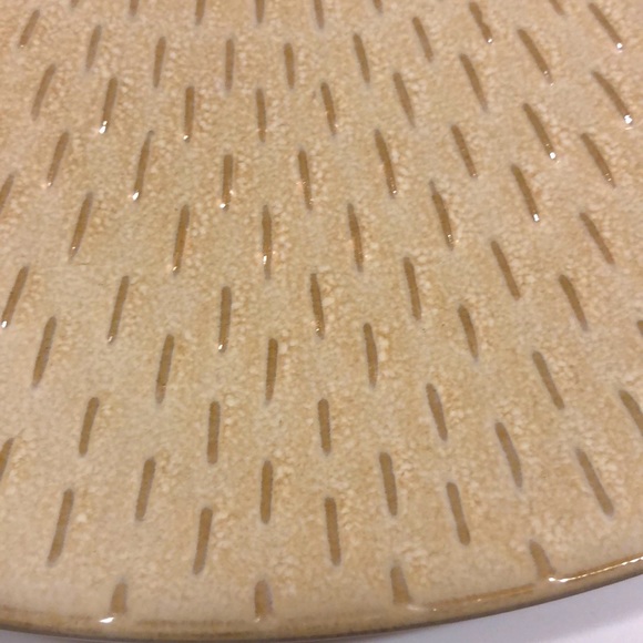 RUFF HEWN STITCH Charger Plate / Tan - Picture 2 of 6